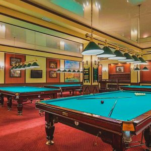 Бильярд в санатории Крепость в городе Кисловодске - фотография