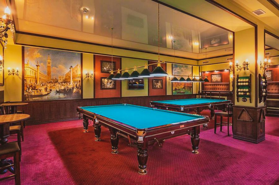 Бильярд в санатории Крепость в городе Кисловодске - фотография