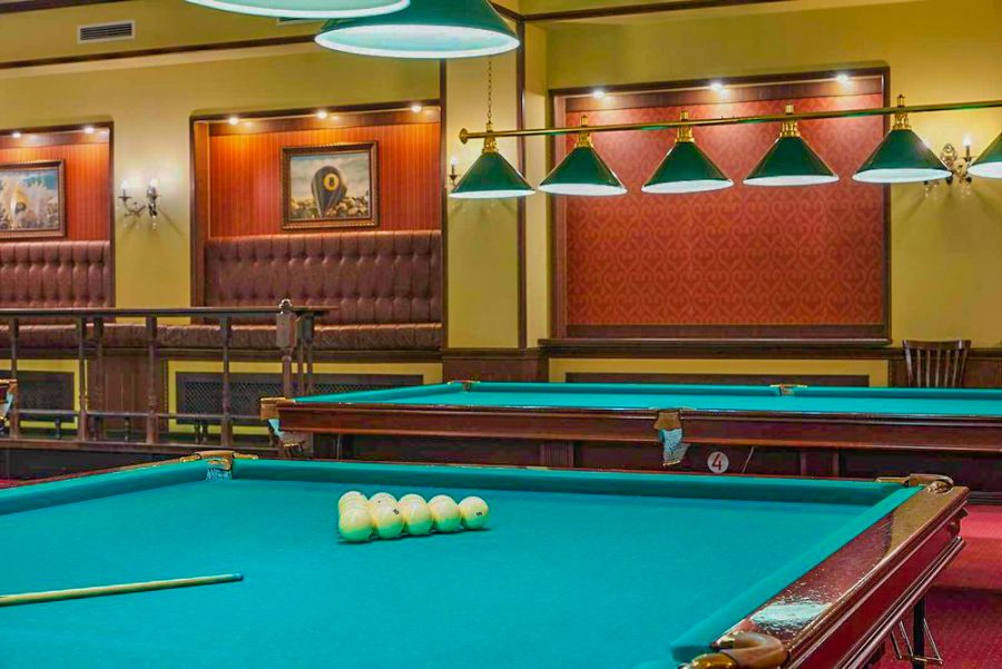 Бильярд в санатории Крепость в городе Кисловодске - фотография