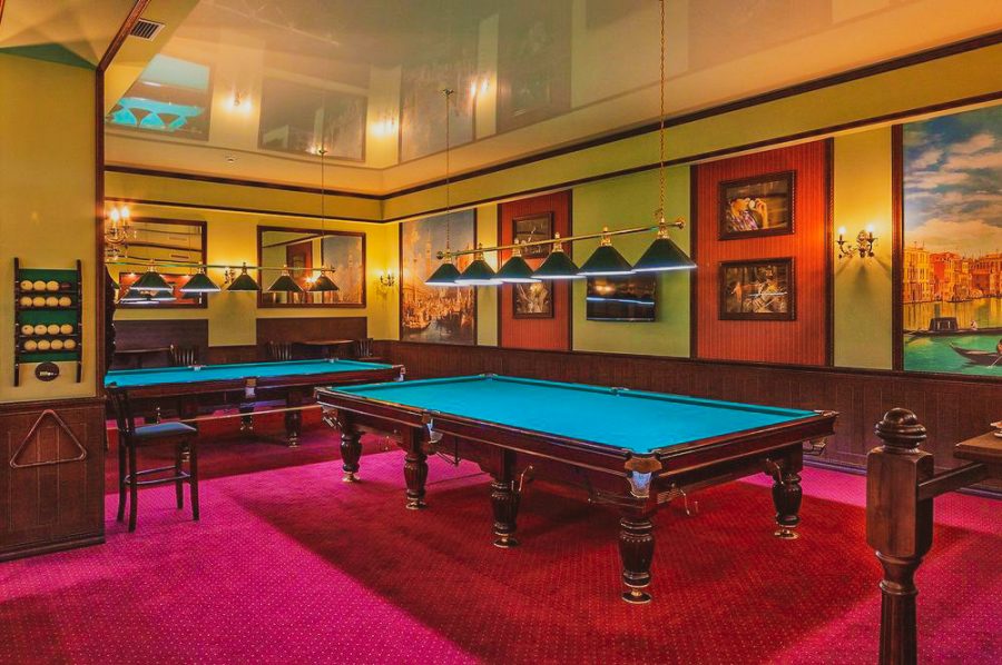 Бильярд в санатории Крепость в городе Кисловодске - фотография