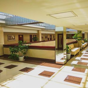 Холл в санатории Крепость в городе Кисловодске - фотография