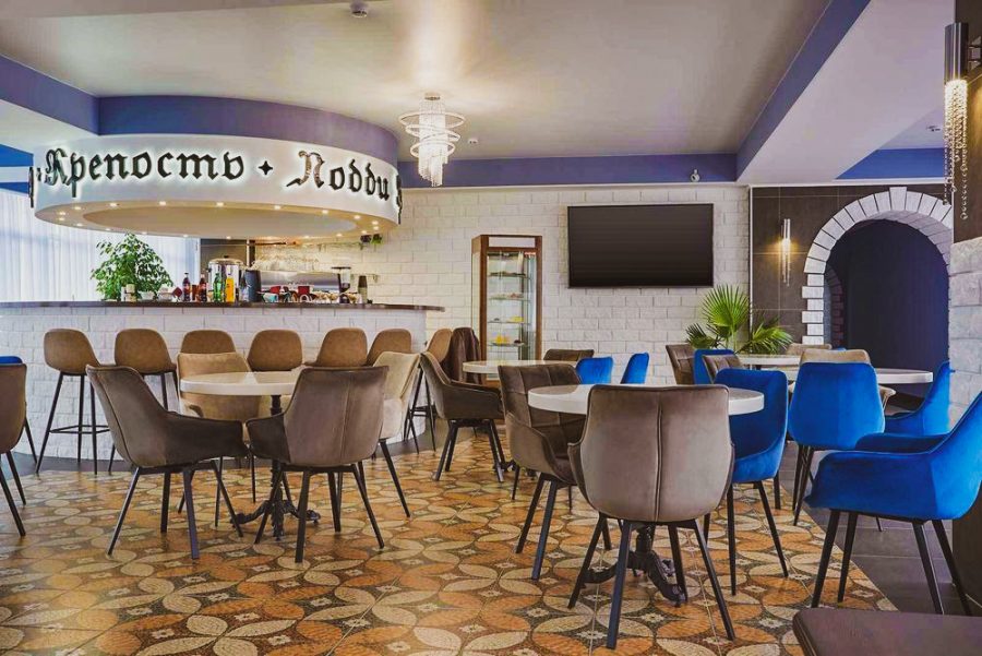 Лобби бар в санатории Крепость в городе Кисловодске - фотография