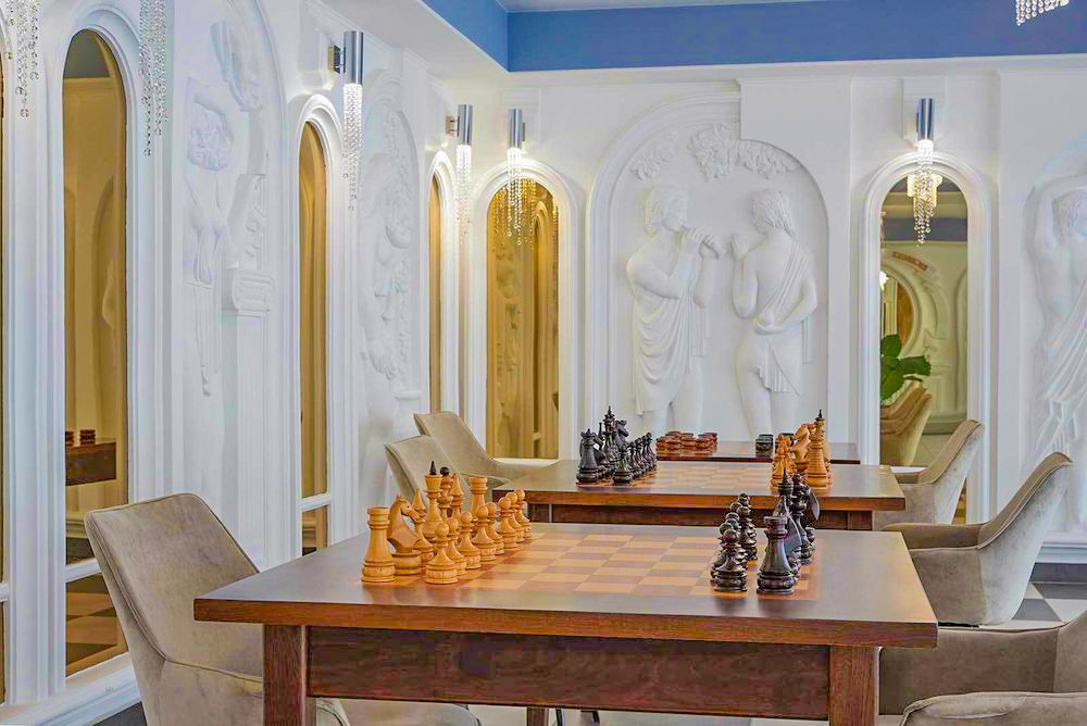 Шахматы в санатории Крепость в городе Кисловодске - фотография