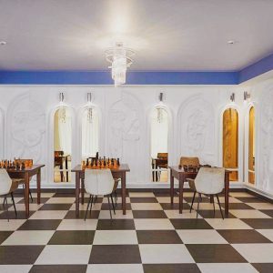 Шахматы в санатории Крепость в городе Кисловодске - фотография