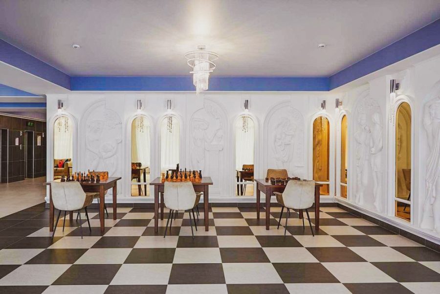 Шахматы в санатории Крепость в городе Кисловодске - фотография