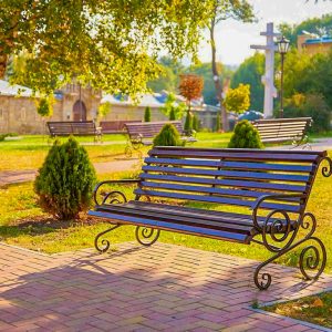 Территория в санатории Крепость в городе Кисловодске - фотография