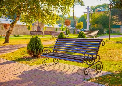 Территория в санатории Крепость в городе Кисловодске - фотография
