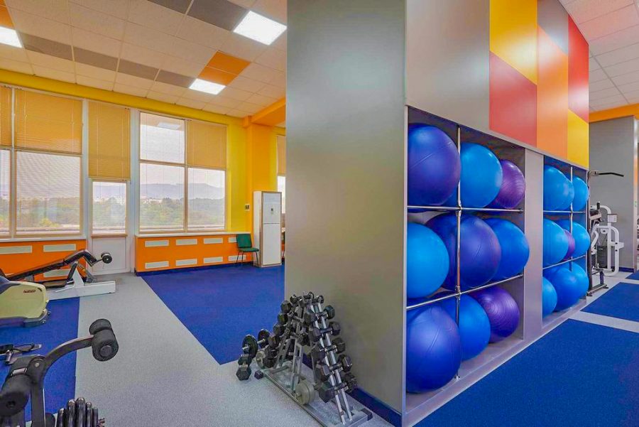 Тренажерный зал в санатории Крепость в городе Кисловодске - фотография