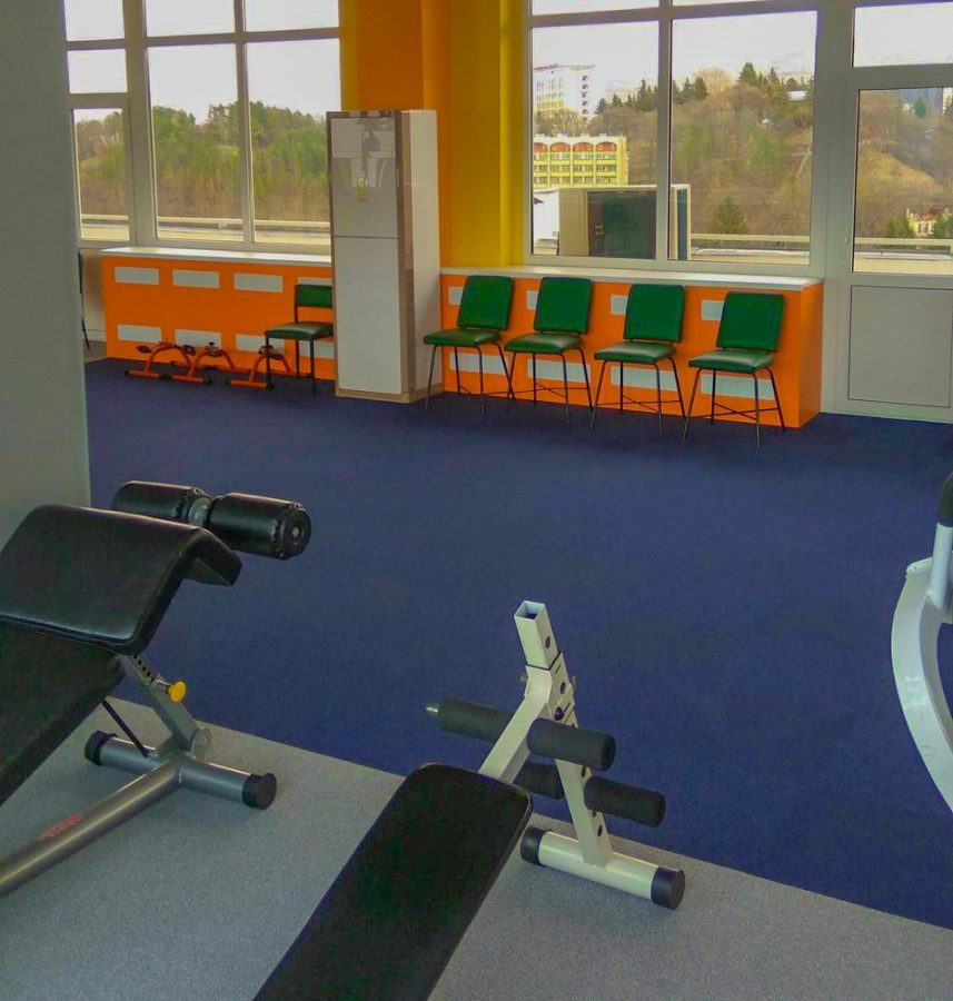 Тренажерный зал в санатории Крепость в городе Кисловодске - фотография