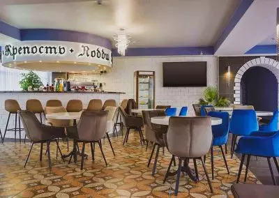 Лобби бар в санатории Крепость в городе Кисловодске - фотография