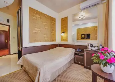 Одноместный номер в санатории Крепость в городе Кисловодске - фотография