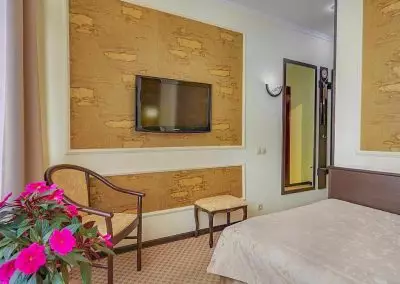 Одноместный номер в санатории Крепость в городе Кисловодске - фотография